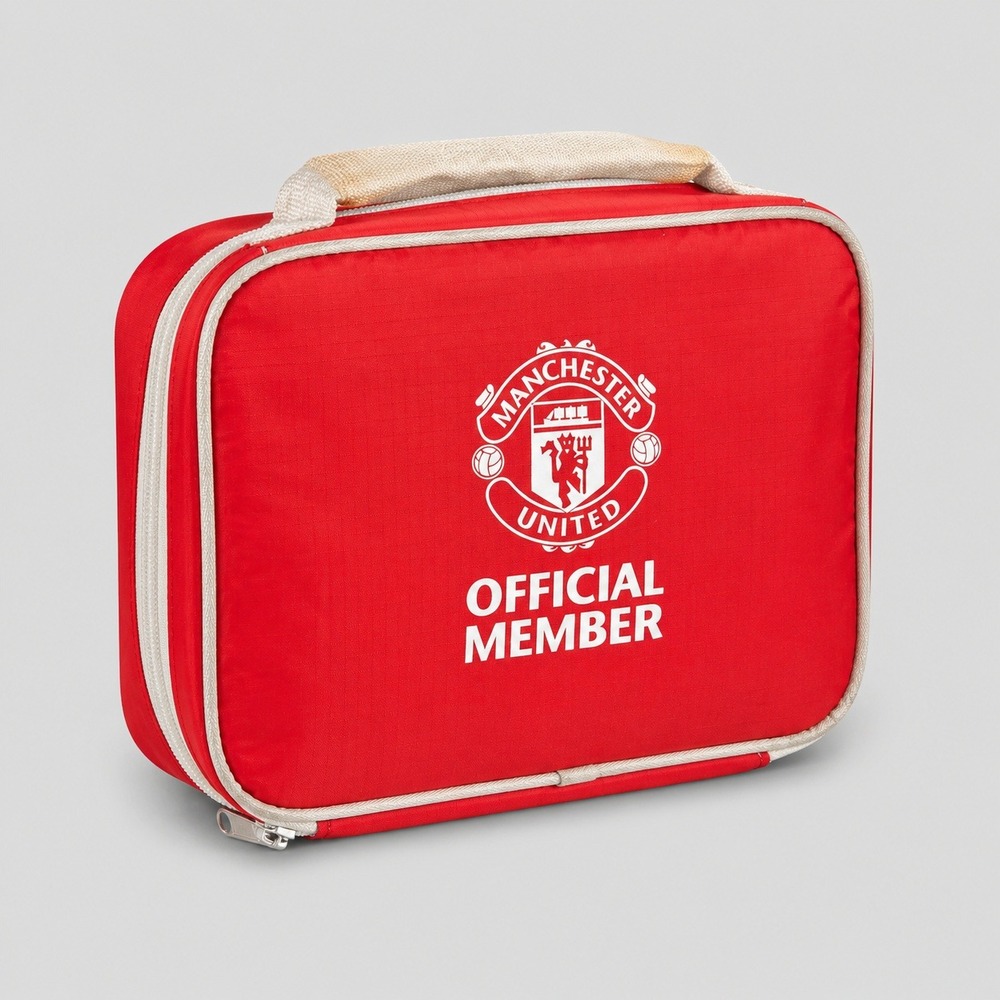 Manchester United Official Member Red Insulated Lunch Bag Fred the Red Mascot